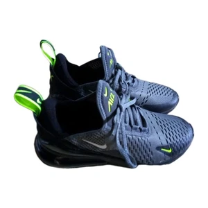 Sneaker Nike Air Max 270 Dunkel Grau Gelb Größe 40 US 7 Y Schuhe Sportschuhe  - Bild 1 von 7
