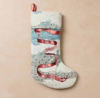 Medias de Navidad 2025 John Derian X Target "Que tus días sean felices" NUEVAS Foto 1 de 4