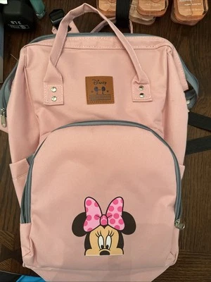 Disney Minnie Mouse Multi-Piece Diaper bag set. 9 Pockets Backpack No Tag - Image 1 of 4