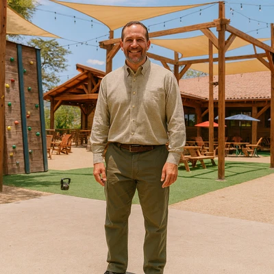 TALBOTS Men XL Khaki/Tan Plaid Button Down Long Sleeve Casual Dress Work Shirt - Image 1 of 4