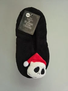 Women's Nightmare Before Christmas Jack Skellington Slipper Snuggle Toes S/M - Picture 1 of 4