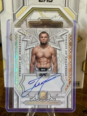Topps Royalty UFC Umar Nurmagomedov Gold Pursuit Of Greatness Autograph Card /10 - Image 1 of 2