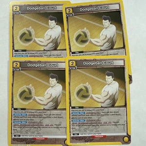 Dodgeball Court x4 (playset) UEX04BT/HTR-2-030 Uncommon (READY TO SHIP) English - Picture 1 of 1