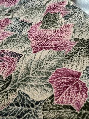 Tela Natures Elements de Hoffman 100 % algodón BTHY edredón HOJAS VERDE ROSA Foto 1 de 4