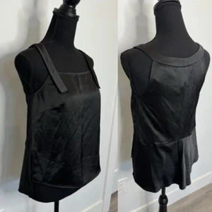 AX Armani Exchange Black Sleeveless Tank Top Blouse - Picture 1 of 11