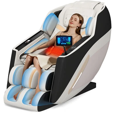 3D Full Body SL-Track Zero Gravity Recliner Massage Chair Shaitsu Heat, AI Voice - Image 1 of 4