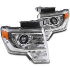 FOR 09-14 FORD F-150 F150 PICKUP TRUCK CHROME PROJECTOR HEADLIGHTS HEADLAMP LAMP