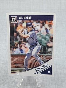 2018 Wil Myers Panini Donruss #BLANK BACK Variation SP 