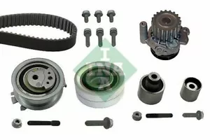 Kit distribuzione pompa acqua cinghia servizi per Audi A3-A4 2.0 TDI CAG-CJC-CFF - Picture 1 of 3