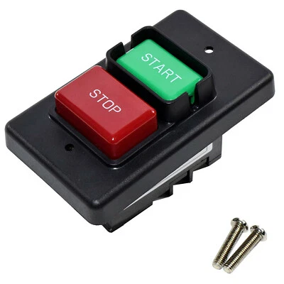 HQRP On/Off Switch for Table Saw, Router Table, Drill Press, Bench Saw 110/220V
