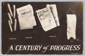 A CENTURY OF PROGRESS, From Corncobs To Toilet Paper; Postmark 1941; Very Good - Bild 1 von 2