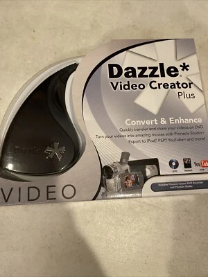 New, Sealed Dazzle Video Creator Plus, Convert & Enhance, Includes Software J - Image 1 of 2