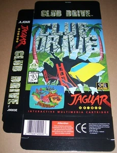Atari Jaguar 64-Bit Games Console Original CLUB DRIVE Game Box NEW J9003E - Picture 1 of 2
