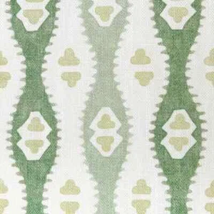 Lee Jofa Undulating Stripe Linen Print Fabric- Elba Print / Jade 1 yd 2020187.23 - Picture 1 of 2