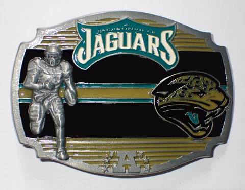 JACKSONVILLE JAGUARS BELT BUCKLE LICENSED NEW! Cover