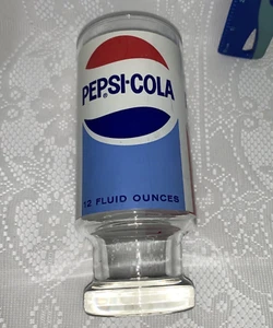 Vintage Pepsi-Cola 12oz Footed Glasses Tumbler Drinking Glass Cup - Picture 1 of 11