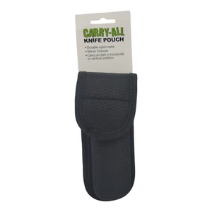 Sheaths Carry All Knife Pouch 5 Inch SH280 Black Heavy Nylon - Picture 1 of 5