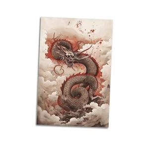 HAYOY Dragon Wall Art Poster, Chinese Style 16x24inch(40x60cm) Unframe-style - Picture 1 of 8
