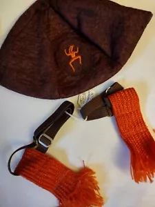 VINTAGE BROWNIE HAT & Garters Girl Scouts 1960s - Picture 1 of 6