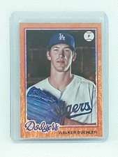Walker Buehler 2022 Topps Archives ORANGE HOT FOIL (03/15) Los Angeles Dodgers