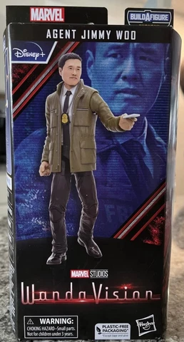 2022 Marvel Legends Disney+ What If? Agent Jimmy Woo Khonshu BAF Wanda Vision Cover