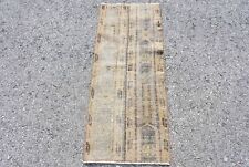 Oriental Rug, Kitchen Rug, Vintage Rug, 1.5x3.6 ft Small Rug, Turkish Rugs
