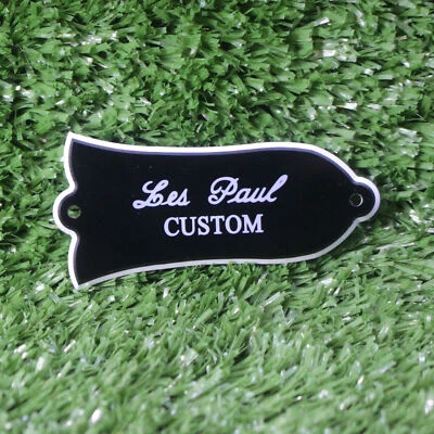 HOSCO Truss Rod Cover für Gibson Les Paul Custom Gitarren 2ply mit Schrauben
