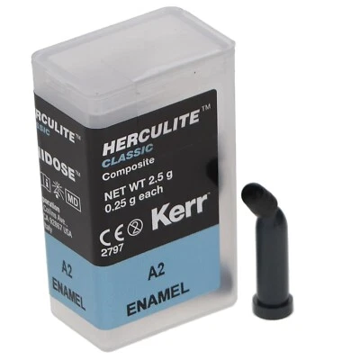 Kerr Dental 33115 Herculite Classic Unidose Compules Enamel A2 0.25 Gm 20/Pk