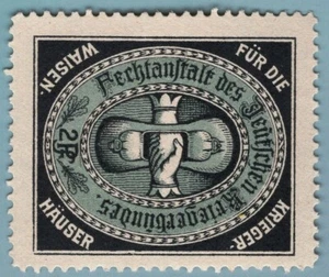 ES4285 Propaganda Plakat Briefmarke: Deutschland Für die Krieger - Bild 1 von 1