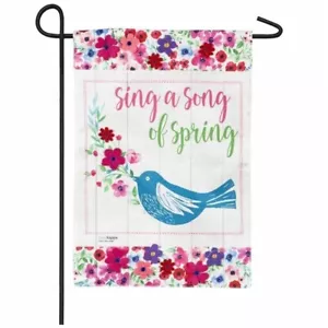 "Bandera de jardín de lino perenne Spring Song 14L8413 12,5"" x 18""" - Imagen 1 de 2