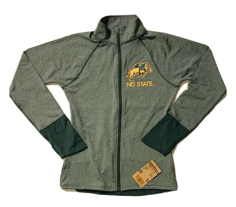 New NCAA North Dakota St. Bison Women’s Activewear Green Jacket Sz S (4/6) Cover
