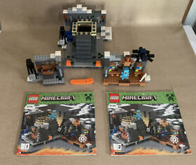Lego 21124 Minecraft The End Portal Minifigures Instructions 98% Complete