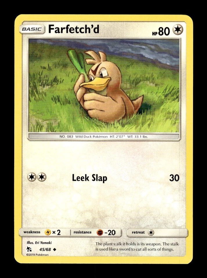Pokemon Hidden Fates FARFETCH'D 45/68 - Image 1 of 1