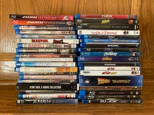 Blu Ray Lot - Comedy Romance Drama Action Superhero Disney Kids - Picture 1 of 411