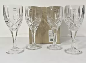 Gorham Crystal Lady Anne Signature Pattern Set di 4 calici acqua 8" / nuovi - Foto 1 di 10