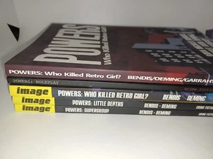 Image Powers TPB (5) Book Lot New Unread 9.6 Retro Girl Roleplay Vol 1,2,3 - Picture 1 of 12