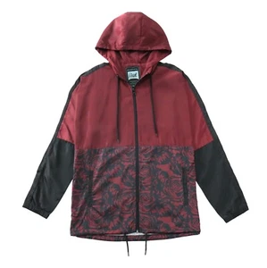 Mens Lightweight Windbreaker Jacket Hooded Zip Up Colorblock Casual Outdoor Coat - Picture 1 of 8