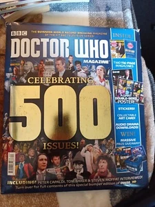 BBC DOCTOR WHO CELEBRATING 500 ISSUES w/two116 page mags july..2016 - Picture 1 of 11