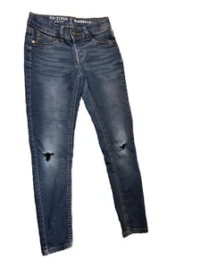 Arizona Jean Co. Jeans Girls Size 7, Blue, Superflex Jegging, Small Flaw Inside - Picture 1 of 5