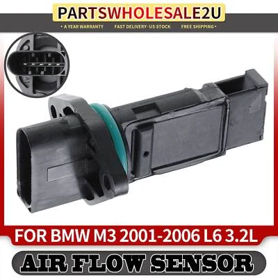Conjunto de sensor de flujo de aire másico para BMW M3 2001 2002-2006 3,2 L convertible cupé Foto 1 de 4