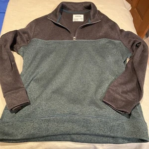 Sonoma XL Half Zip Men's Warm Jacket Black & Green - Clean - Excellent Shape - Picture 1 of 8