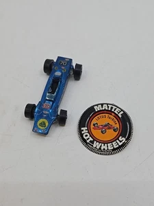 1969 Hot Wheels Redline Turbine Lotus Mattel Aqua & Badge Diecast 1:64 Car Toy - Picture 1 of 8