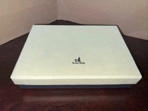 LIBRO DIARIO CON SCHIZZI RUSTICO RIDGE IN PELLE MARRONE SCURO CON SCATOLA - Foto 1 di 6