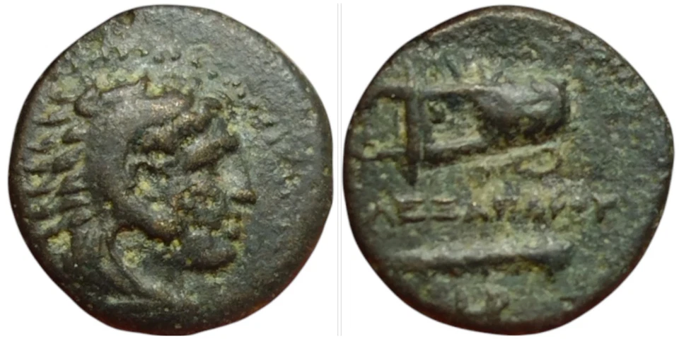 ROYAUME DE MACÉDOINE - ALEXANDRE III LE GRAND Unité de bronze. 336-323BC (1000) - Photo 1/1