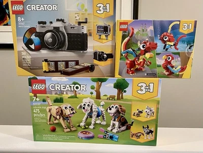 Nuevo En Caja LEGO Creator 3 en 1 LOTE Juegos 31137 31145 y 31147 Foto 1 de 4
