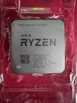 AMD Ryzen 7 3700X 3.6GHz 8-Core CPU Socket AM4 with RGB Wraith Prism - Image 1 of 4