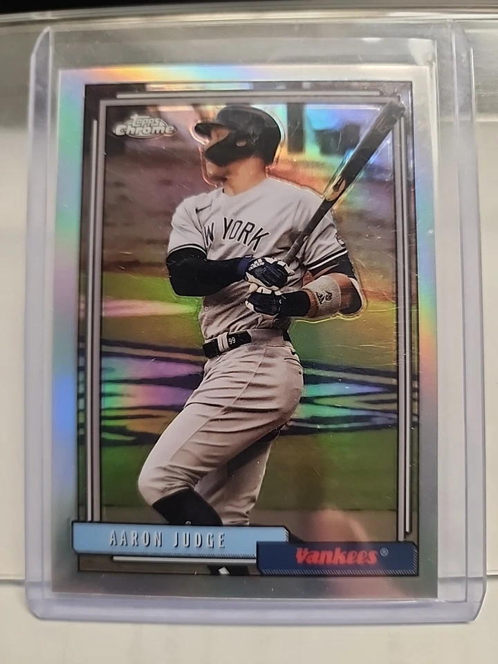 2021 Topps Update Series - 1992 Topps Redux Chrome Aaron Judge #TC92-2 - Image 1 of 2