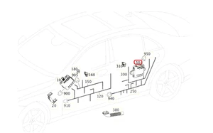 Door Control Unit Rear Right W222 V222 X222 Original Mercedes-Benz A2229002408 - Picture 1 of 7
