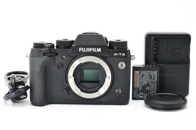 Fujifilm Fuji X-T2 XT2 Black 24.3MP Mirrorless From Japan #C508 - Image 1 of 4