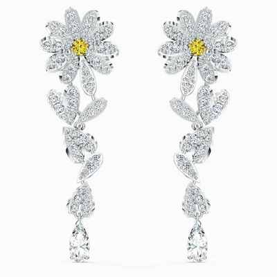 Swarovski Margarita Borla Larga Pendientes para Mujer, Pendientes Cristal Foto 1 de 4